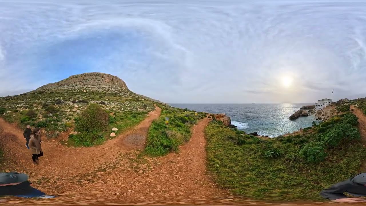 📹 Għar Lapsi Malta | Hidden Bay & Dive Site View in 4K VR 360° Video 📹