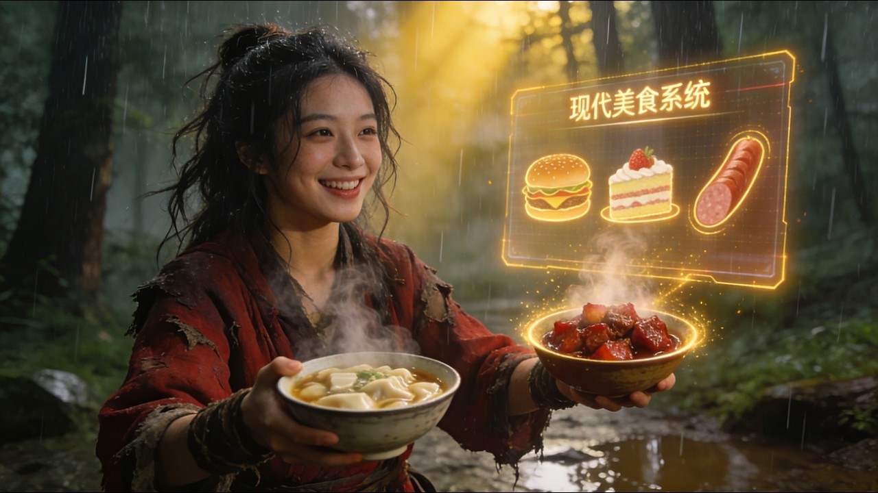 【完結】🔥帶著豆腐腦穿越古代，窮女子用空間做現代美食致富