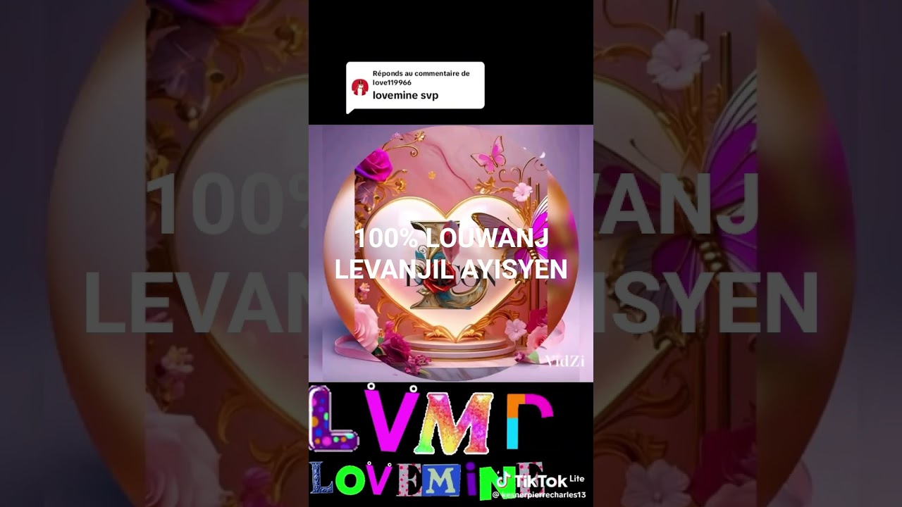 100% LOUWANJ LEVANJIL AYISYEN