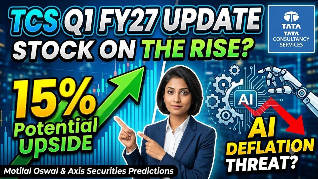 TCS Financial Outlook | Managing Margin Pressure & The AI Boom | 15% Upside story | #tcs 