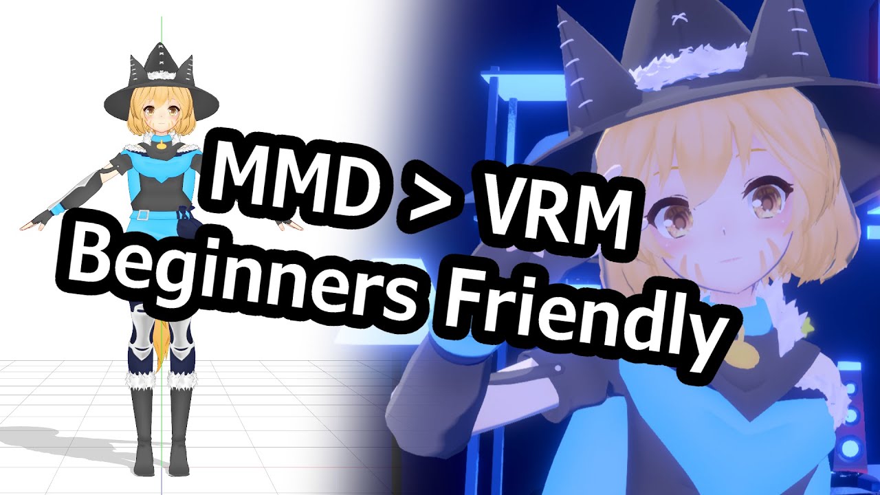 MMD to VRM beginners friendly tutorial