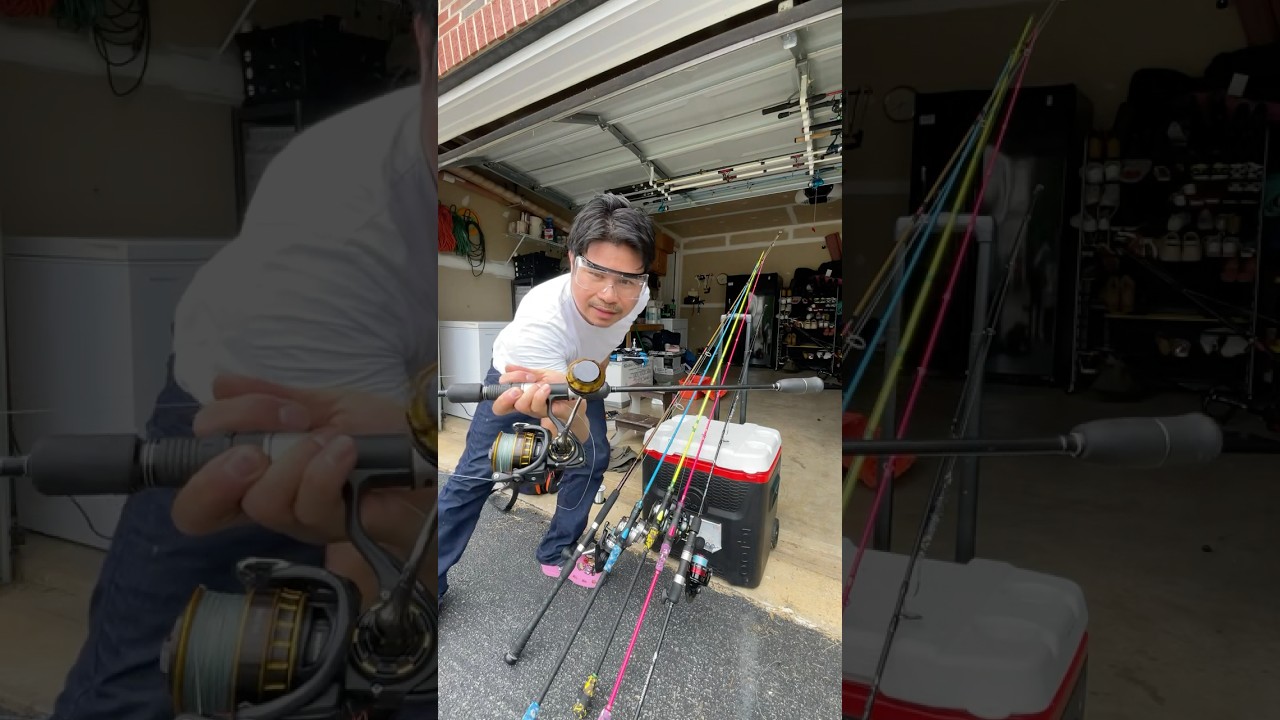 How do you like my set up?#fishinggear #fishingrods #fishingsetup