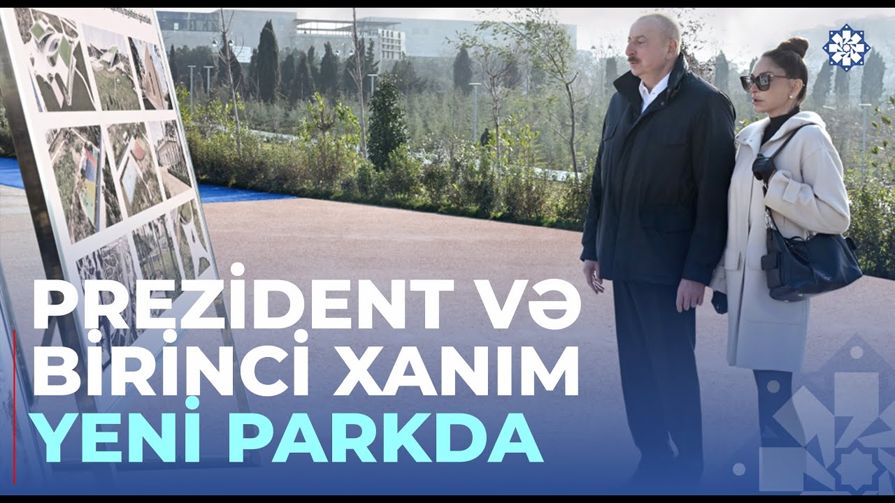 Prezident İlham Əliyev Bakıda yeni parkın açılışında iştirak edib