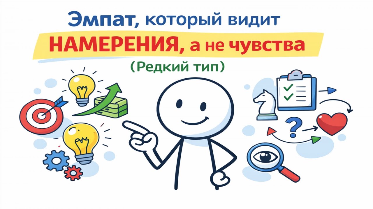 Эмпат, который видит НАМЕРЕНИЯ, а не чувства (Редкий тип)