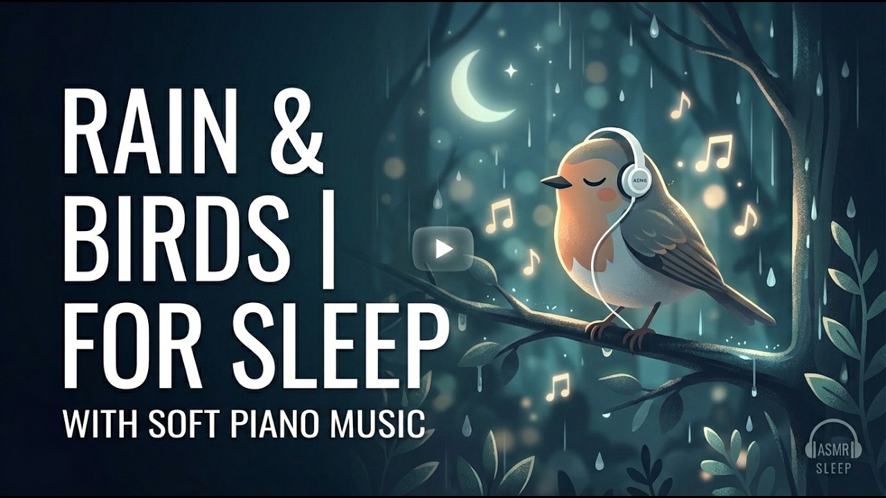 Sleep Instantly Tonight 🕊️ Soft Bird Sounds to Quiet an Overthinking Mind