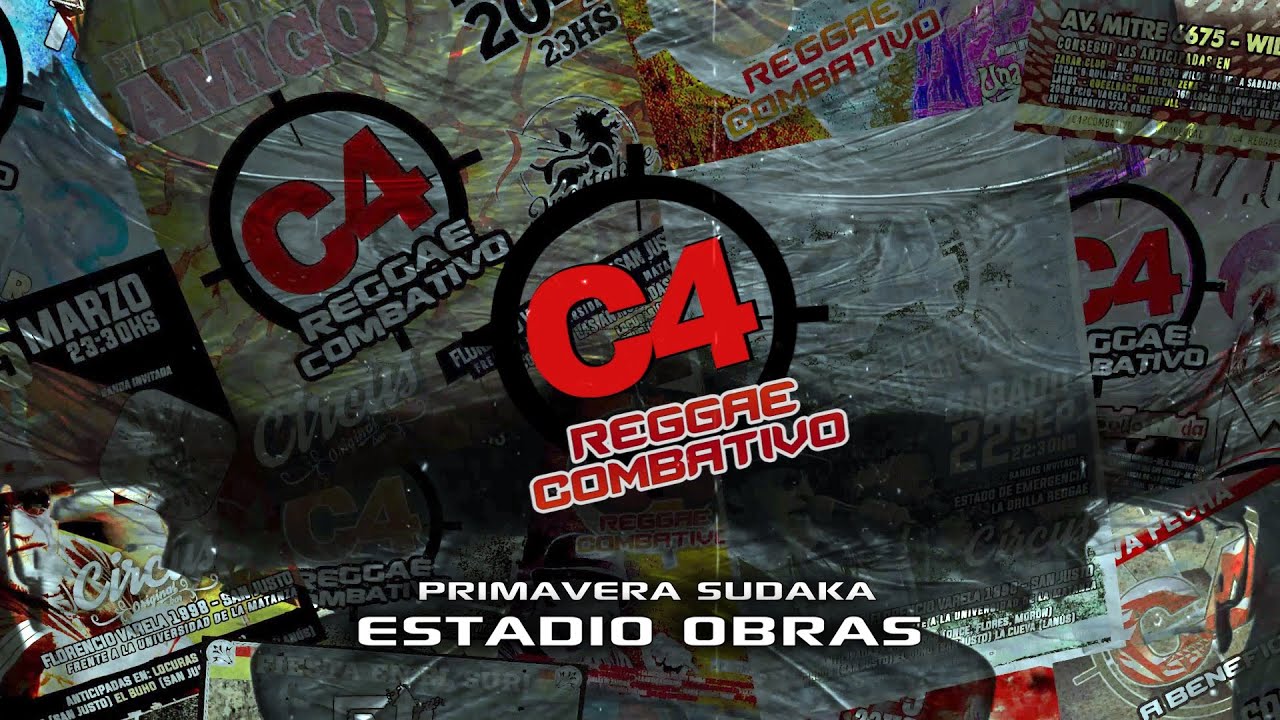 Primavera Sudaka - C4 Reggae Combativo (En vivo en el Estadio Obras / Disco Completo)