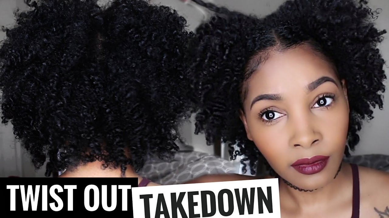Twist Out On Short/Awkward Length Natural Hair | 8 Months Post Big Chop (type 4 hair)