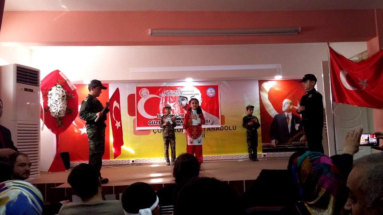 İstiklal Marşı Yarışması 1.si Leylanur BOYRAZ Kemal Özalper İlkokulu