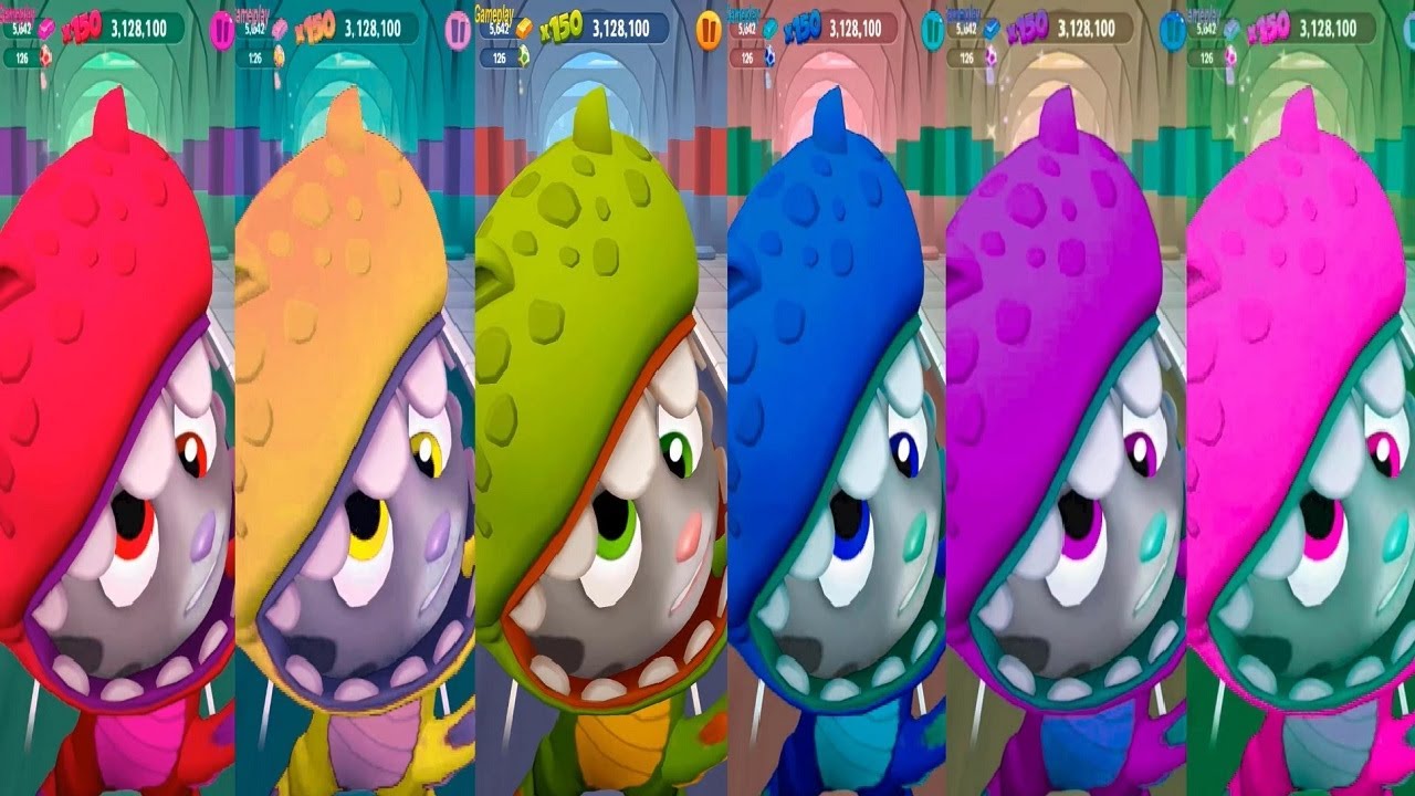 Colors Reaction Talking Tom Gold Run Dinosaur World Event  New Character Dino Tom UNLOCKED  GAMEPLAY