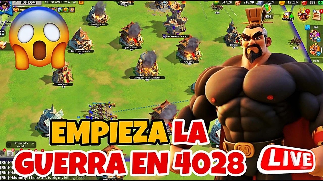 INICIAMOS DESDE CERO (DIA 8) LLEGAMOS A 1 MILLON DE PODER - RISE OF KINGDOMS