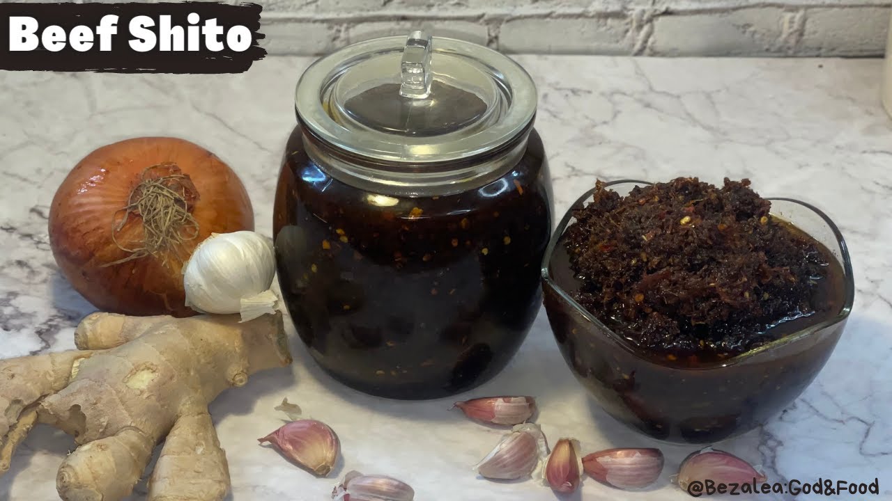 How to use BEEF to make delicious SHITO||Ghana Shito Recipe
