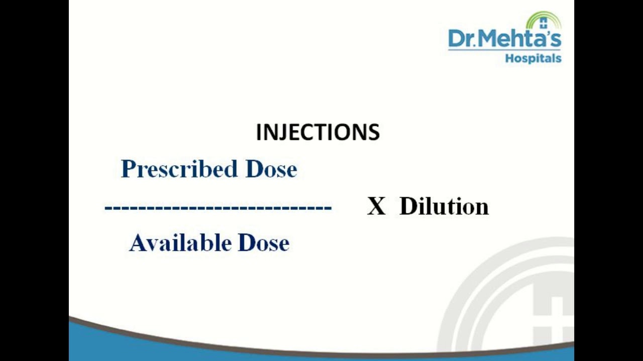 Drug Calculation