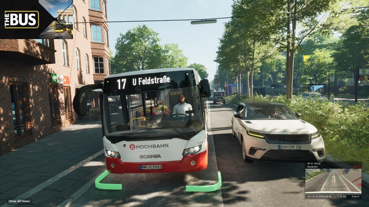 The BUS - Hamburg New DLC - Line 17 with Scania | 4K Ultra Graphics