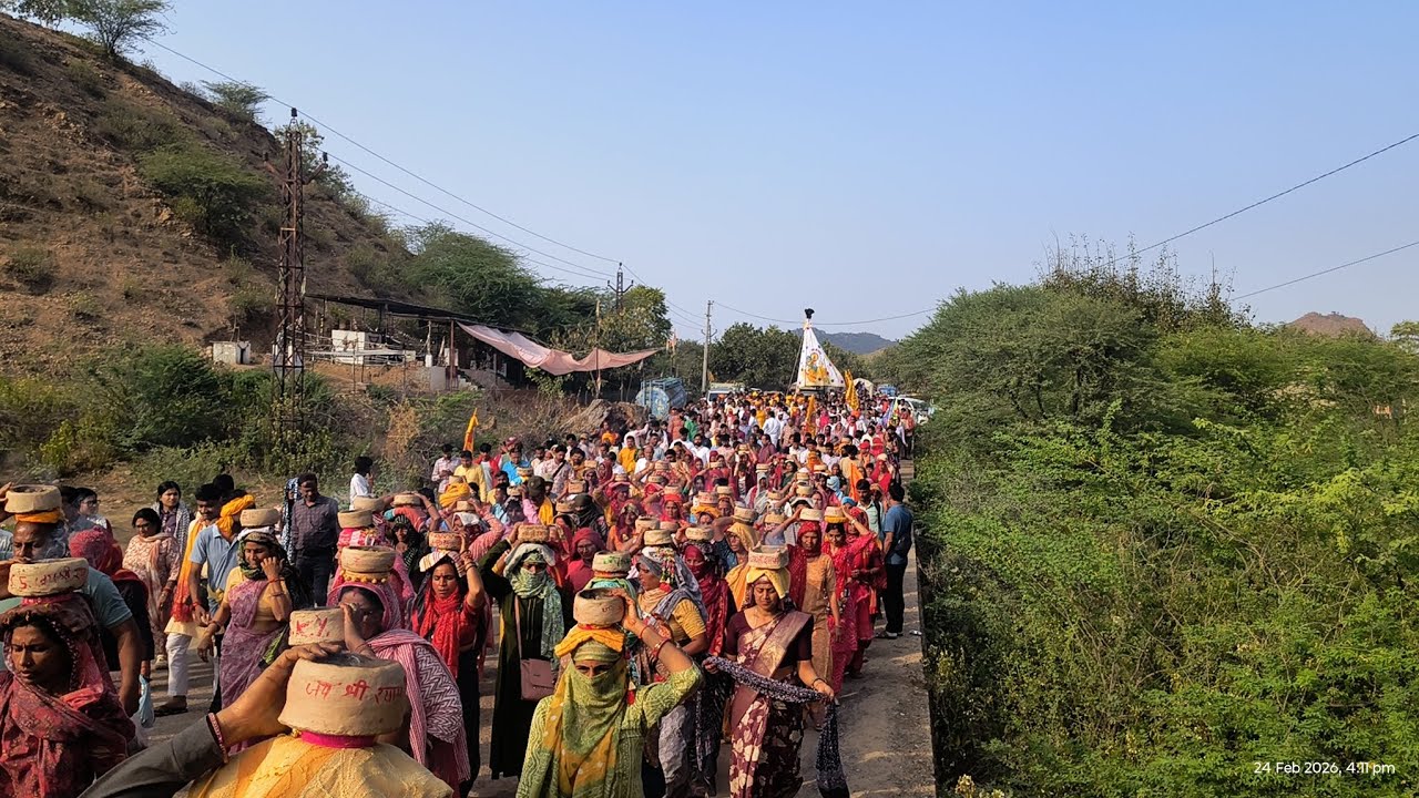 सूरजगढ़ निशान पदयात्रा ( घाटी का नजारा )😍 | 378 Surajgarh nishan padyatra #viveksaini 