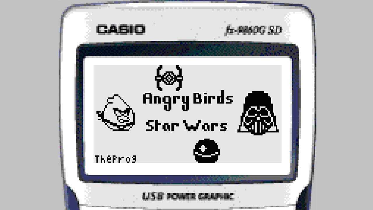 Angry Birds Star Wars (2014) version 1 by Theprog — Casio Graph 100 — Gameplay