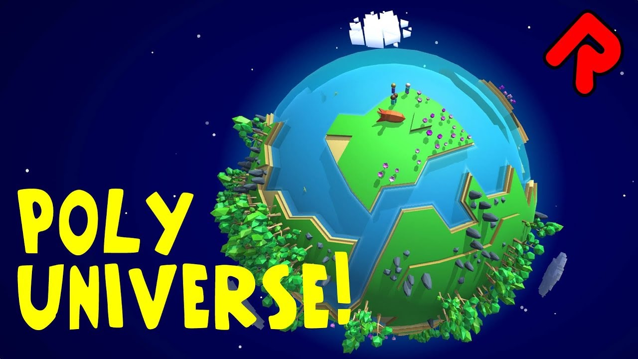 POLY UNIVERSE gameplay: Settle & Build on Tiny Worlds! (Early Access game)