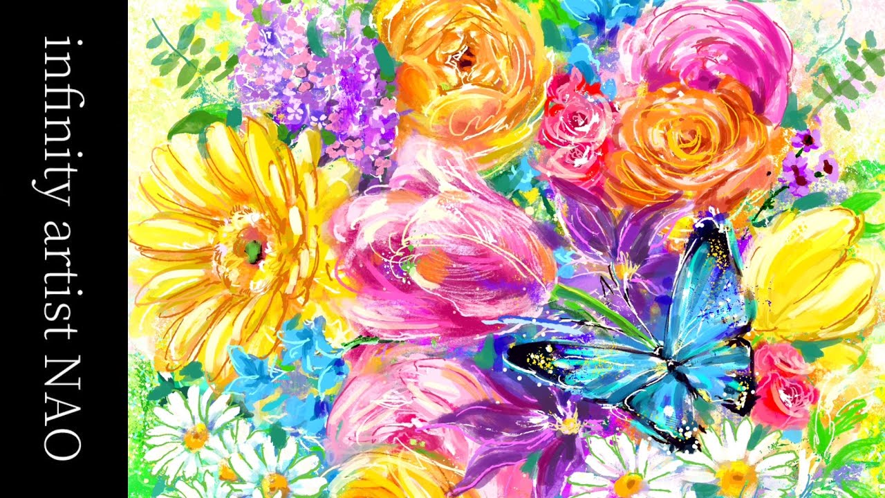 「春、生命の息吹」Painted by INFINITY ARTIST NAO【 ✦ Digital Art Collection 】