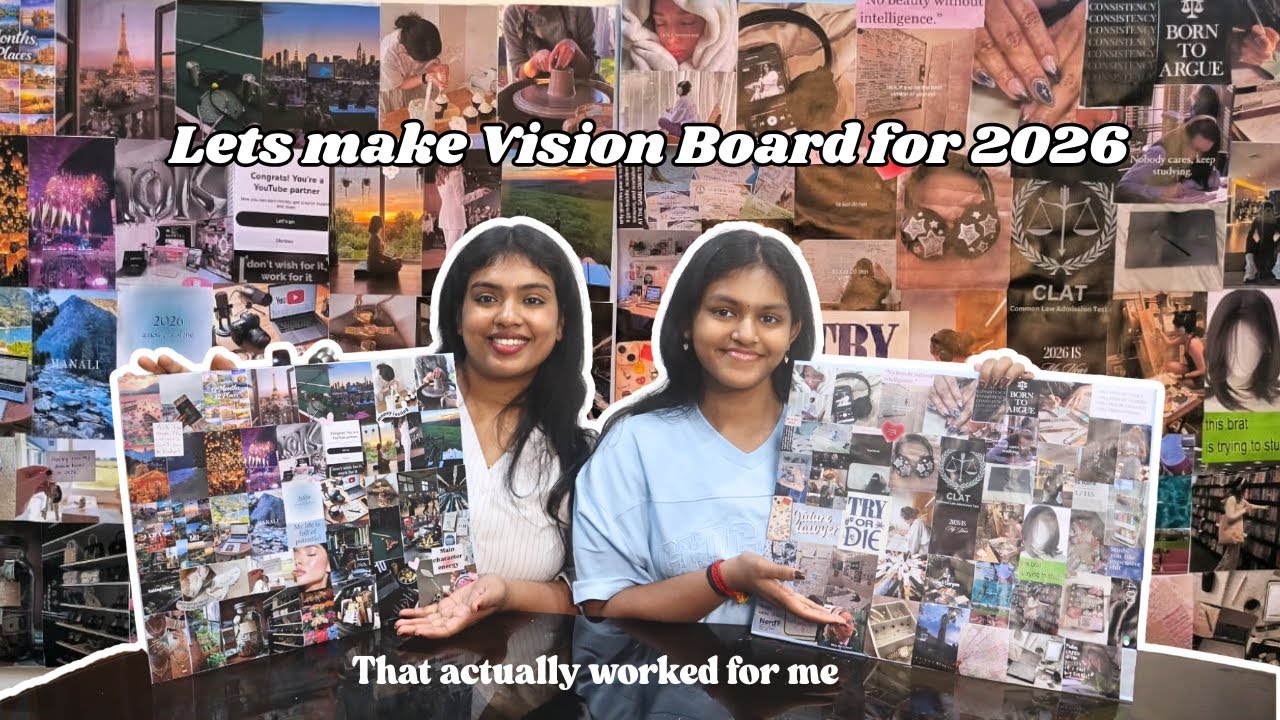 All you need to know about  your 2026 Vision Board With My Sister | Manifesting Our Dream Life ✨