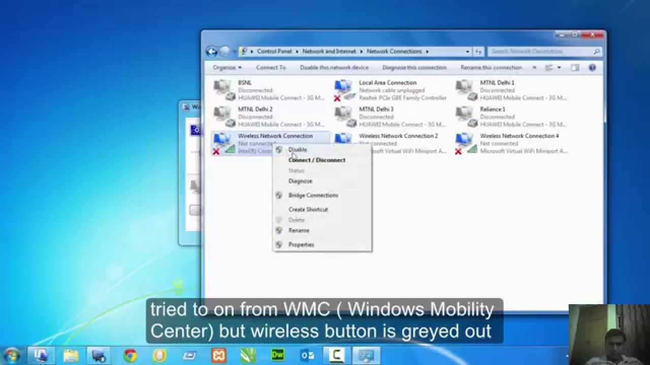 Solution for Wireless not working Hardware Radio Switch off