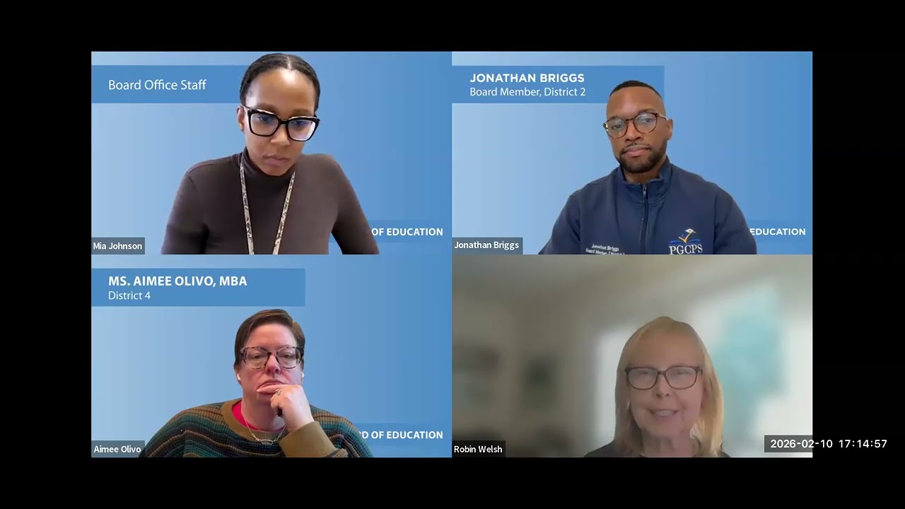 Board of Education Policy & Governance Committee Meeting February 10, 2026