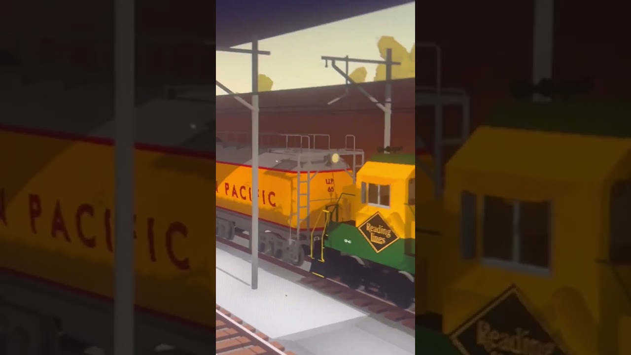 (FU844) UP 844 being towed into Roanoke shops