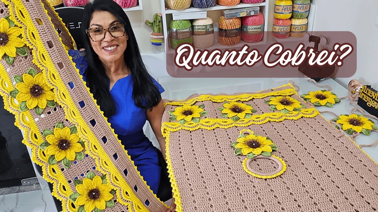 QUANTO COBREI NESSA MEGA ENCOMENDA? - Vlog de Crochê - Alvenir Svagera