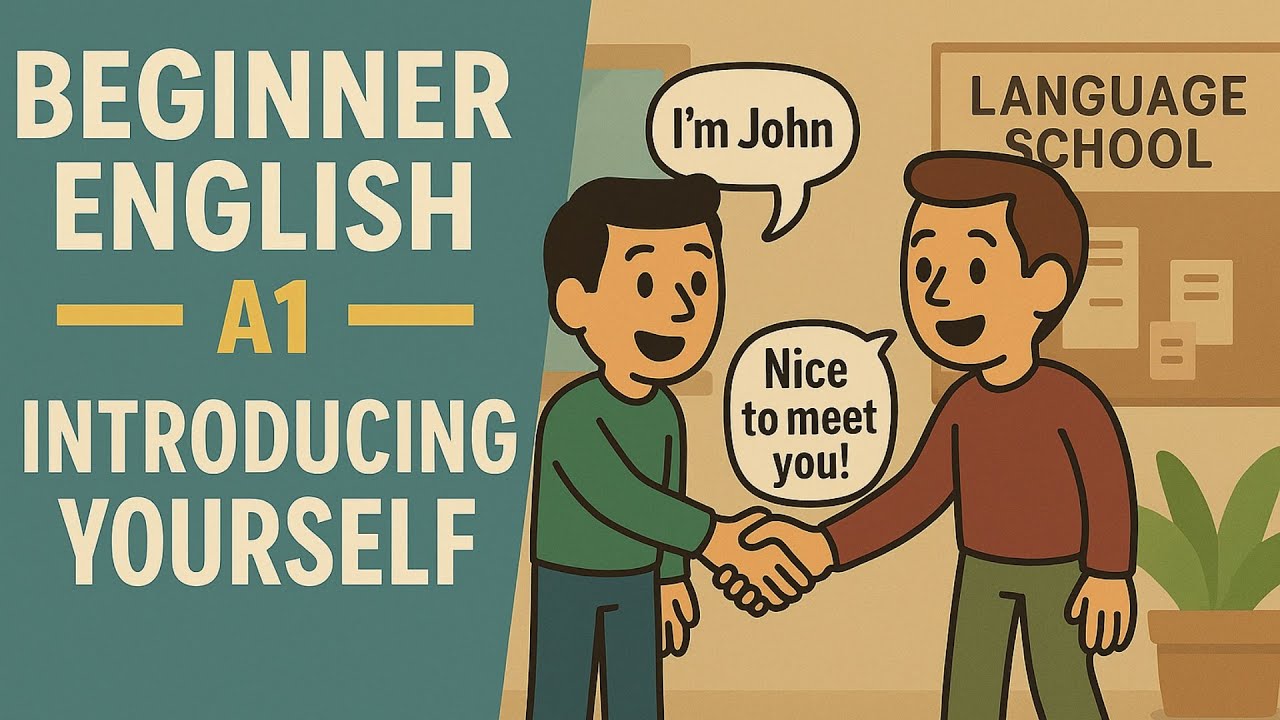 Beginner English Conversation | How to Introduce Yourself in English (A1)