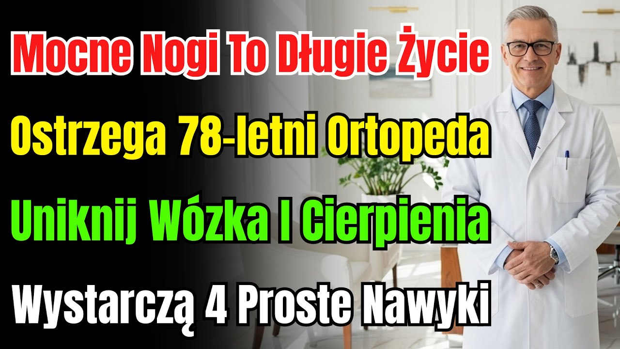 Nogi To Klucz Do Długowieczności! 4 Nawyki, By Chodzić Sprawnie W Wieku 90 Lat. Musisz To Robić!