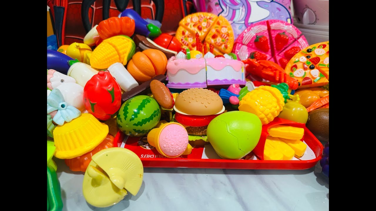 CUTTING TOYS ASMR SATISFYING DESSERT,FRUITS AND VEGETABLES