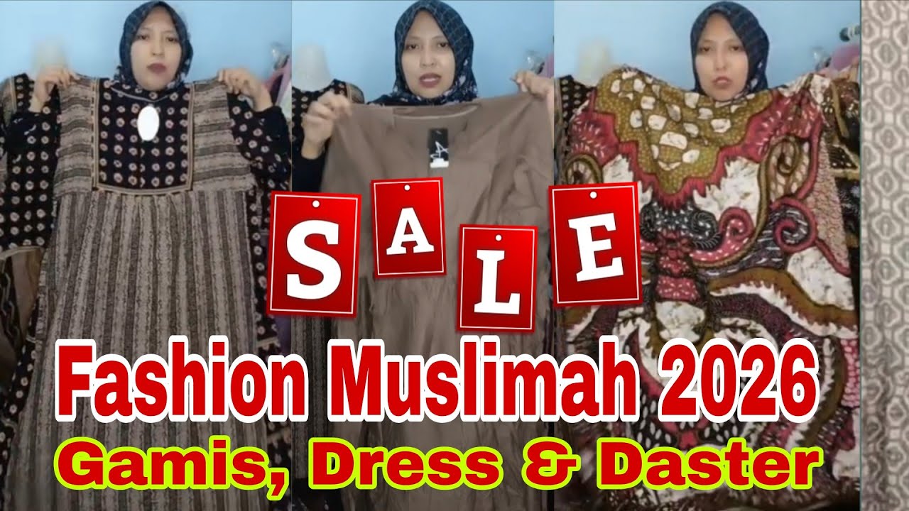 Gamis & Dress Muslimah Model Kekinian untuk Kegiatan Sehari-hari di Bulan Ramadhan