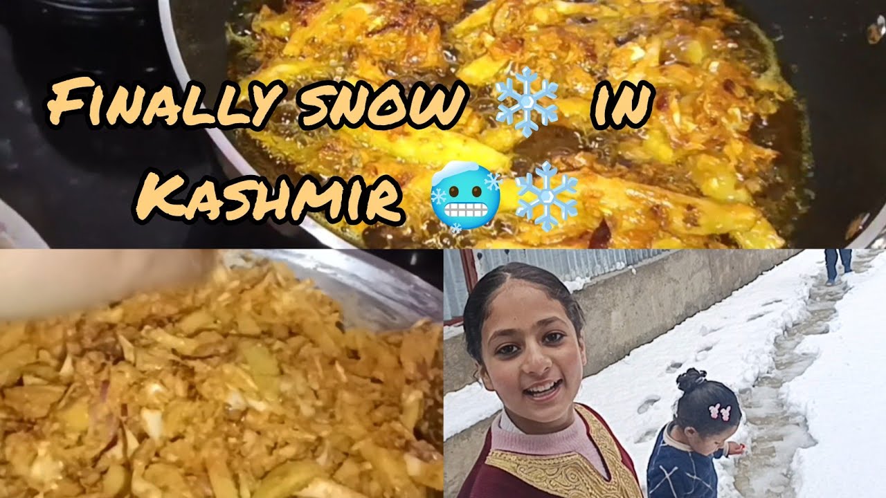 Finally snow wooww 🥶 ❄️🌨️ sorry for late upload 😔