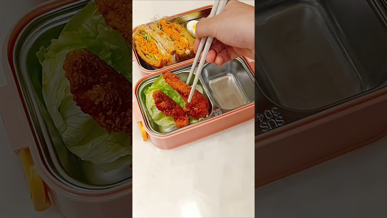packing lunchbox for my moodie sister #asmr #lunchbox #bentobox #bento #shorts