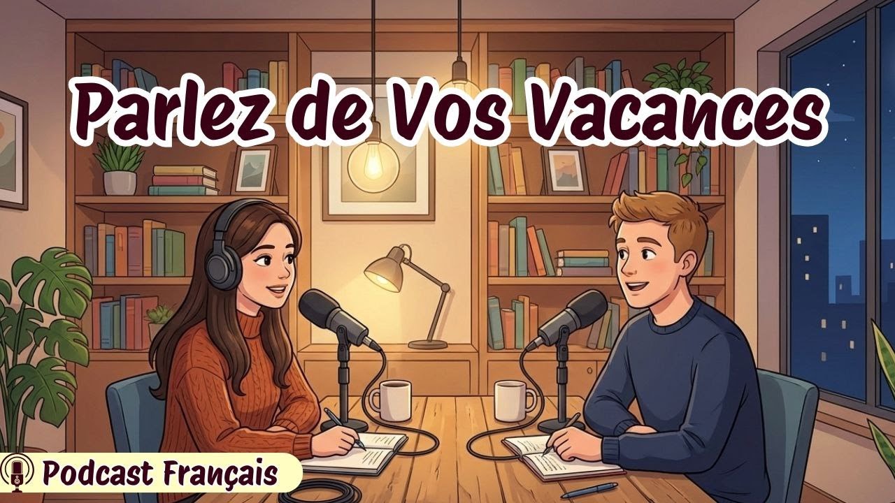 Podcast en français 🇫🇷 | Parler de ses vacances facilement (B1–B2) | Français du quotidien
