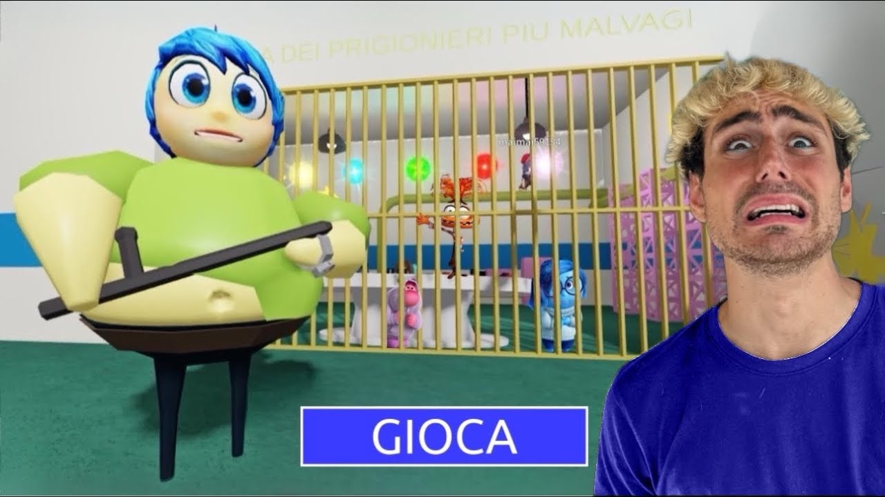 SCAPPIAMO DALLA PRIGIONE DI INSIDE OUT 2 SU ROBLOX…😱💙 *CHE PAURA*