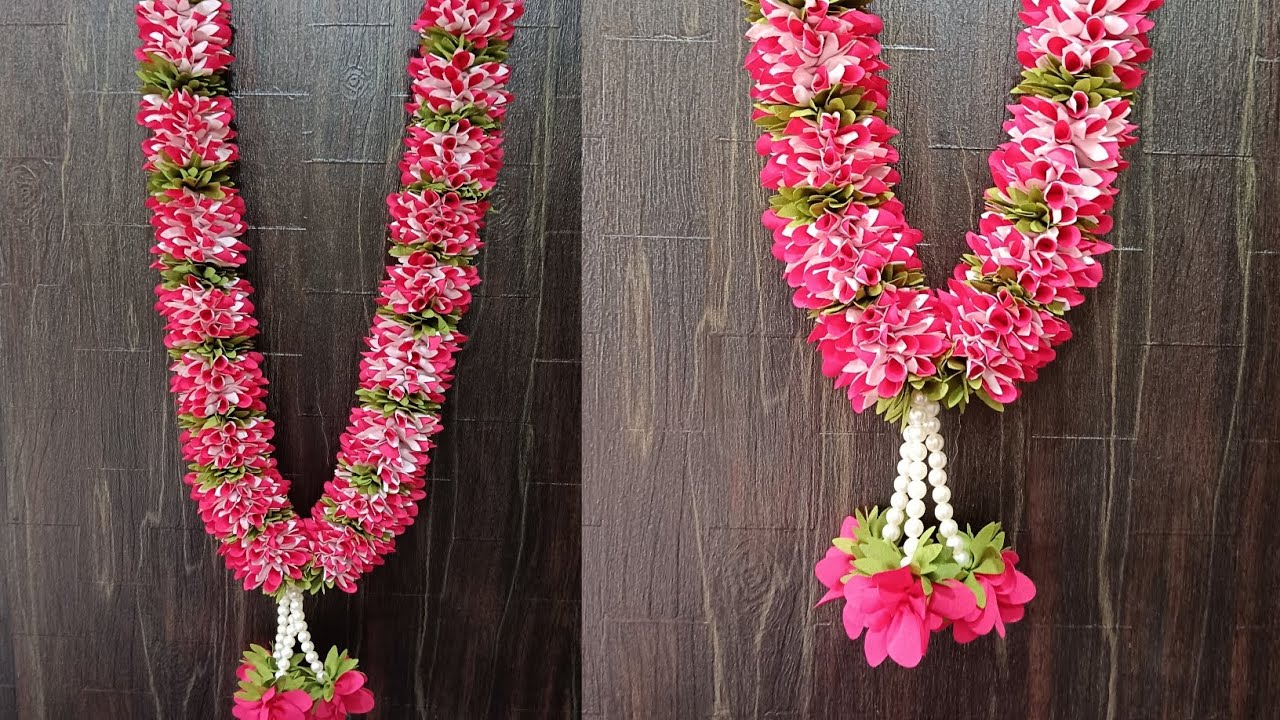 DIY garland #garlandmakingathome #cloth garland #garland #reuse #homedecor