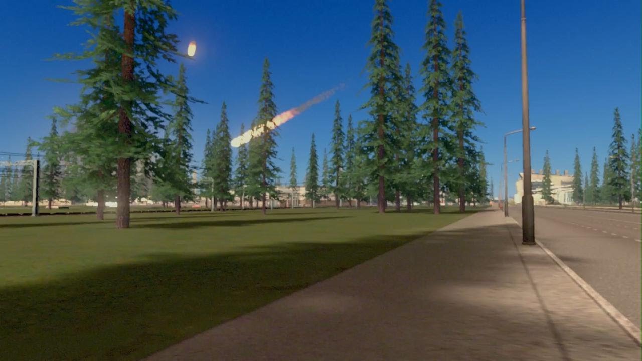 Cities: Skylines realistic missle sneak attack