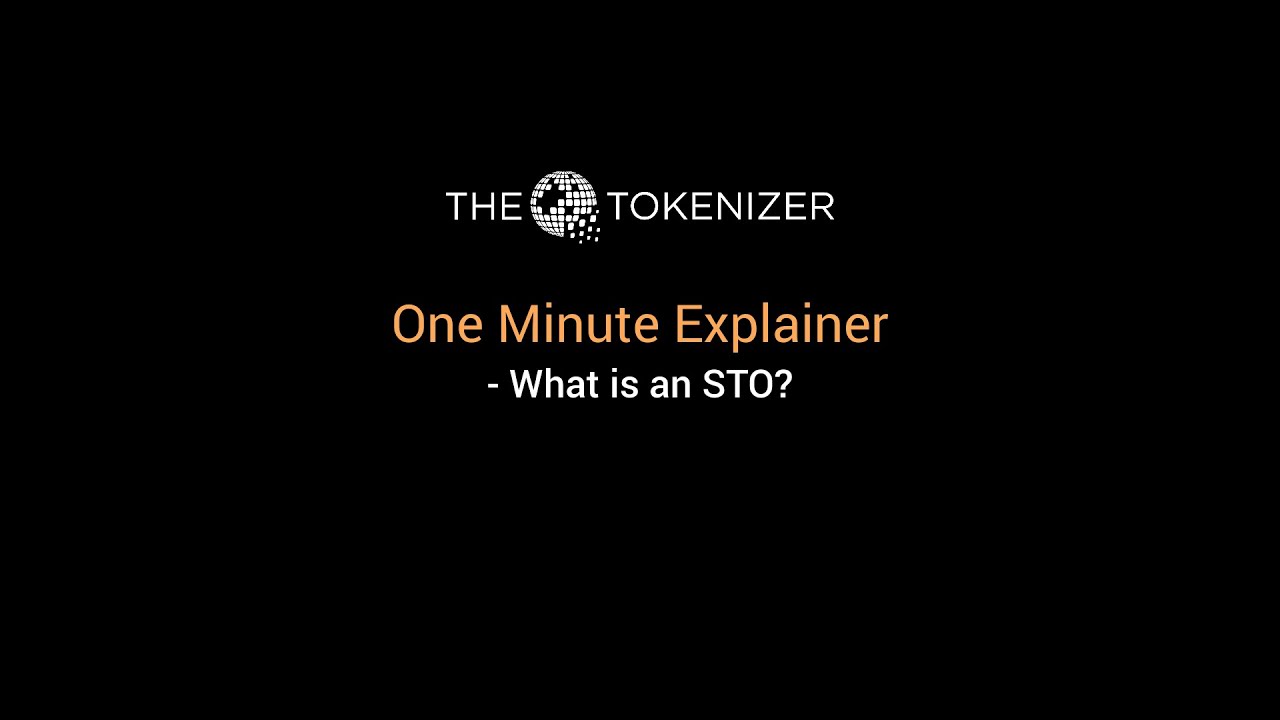 One Minute Explainer - What is an STO?