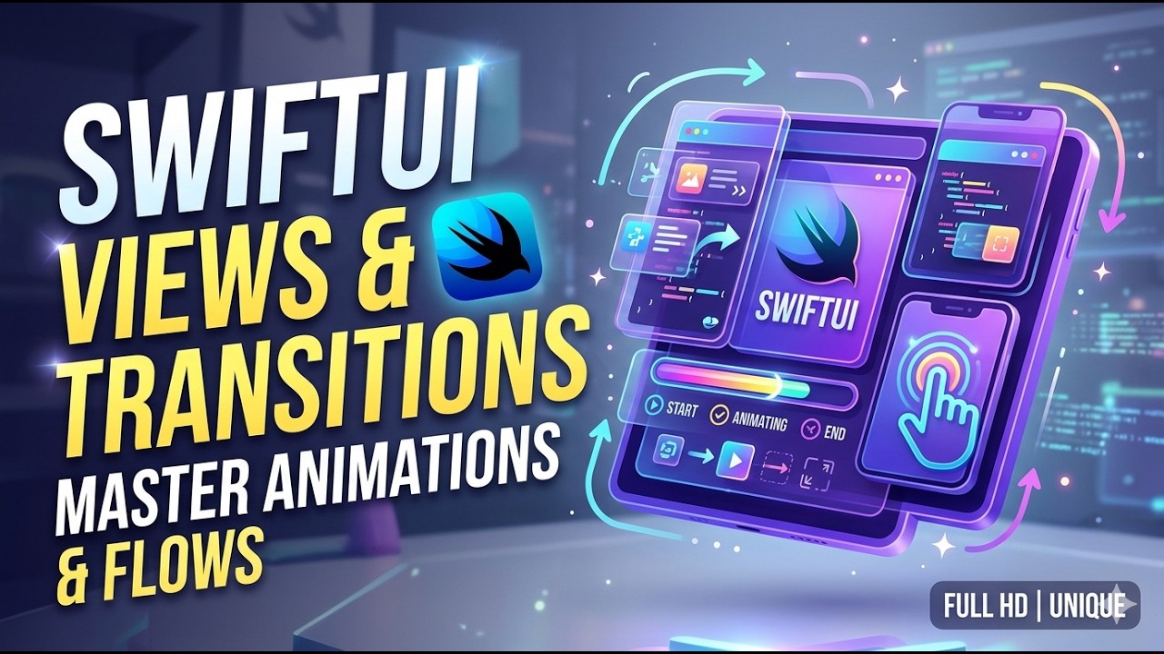 📱Animating Views And Transitions | SwiftUI | Swift | iOS | India 🇮🇳