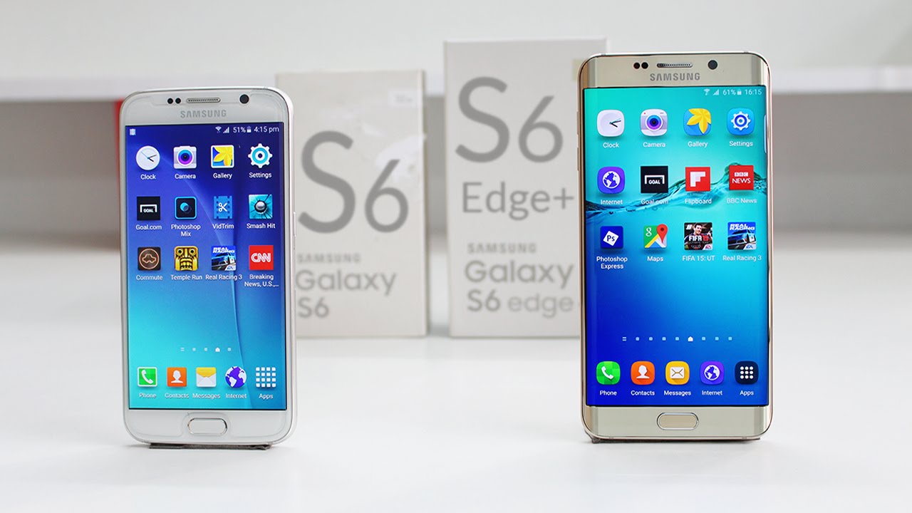 Samsung Galaxy S6 Edge Plus vs Galaxy S6 Speed Test 4K