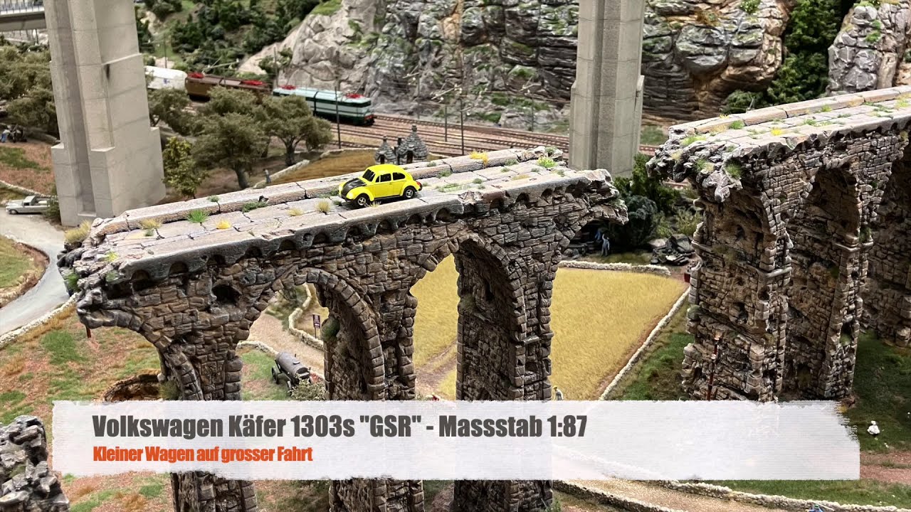 1:87 RC Mikromodell - VW 1303s - Kleiner Wagen auf grosser Fahrt (MiWuLa)