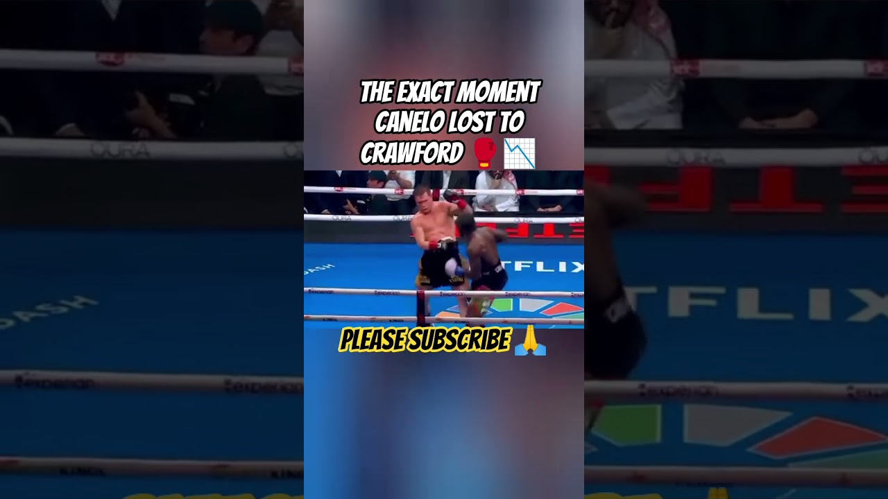 The EXACT Moment Canelo Lost to Crawford 🥊📉 