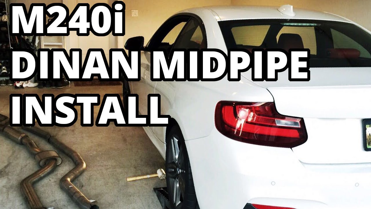 LOUDER! - Dinan Midpipe Install //BMW M240i