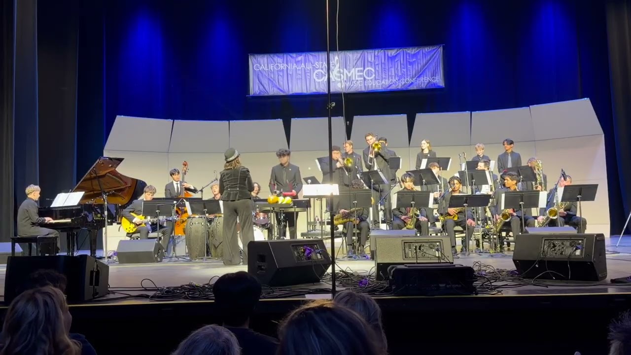 PALMAS with 2026 CA All-State HS Jazz Band at CASMEC / Jaxon Lozano on Timbales