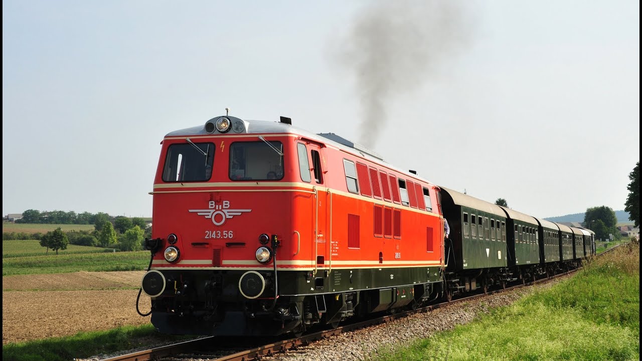 Reblausexpress Dieselgewitter ÖBB ÖBB 2143.56 Retz - Drosendorf 27.8.2019