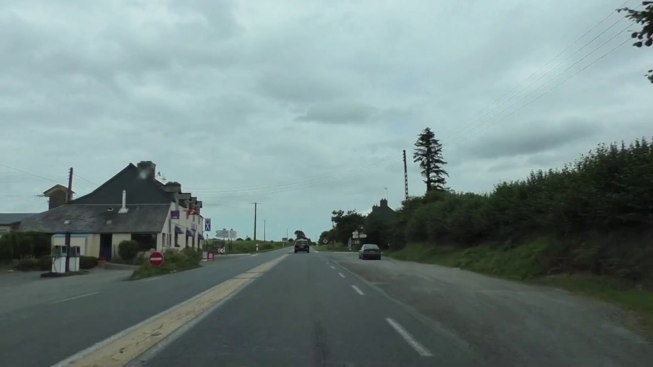 Driving On The D31 & D787 From La Croix Tasset To Grâces, Côtes d'Armor, Brittany, France
