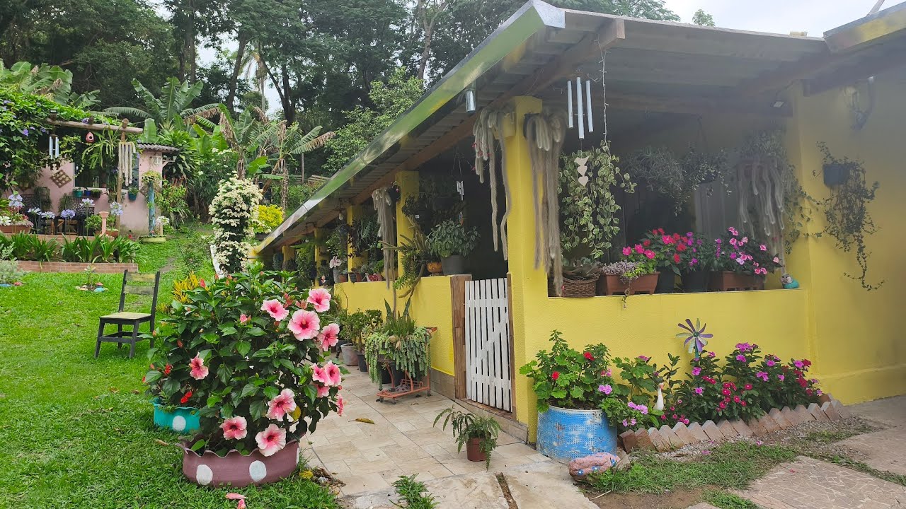 Um passeio maravilhoso pelo jardim 🏡😍 e replante das 11 horas ❤️