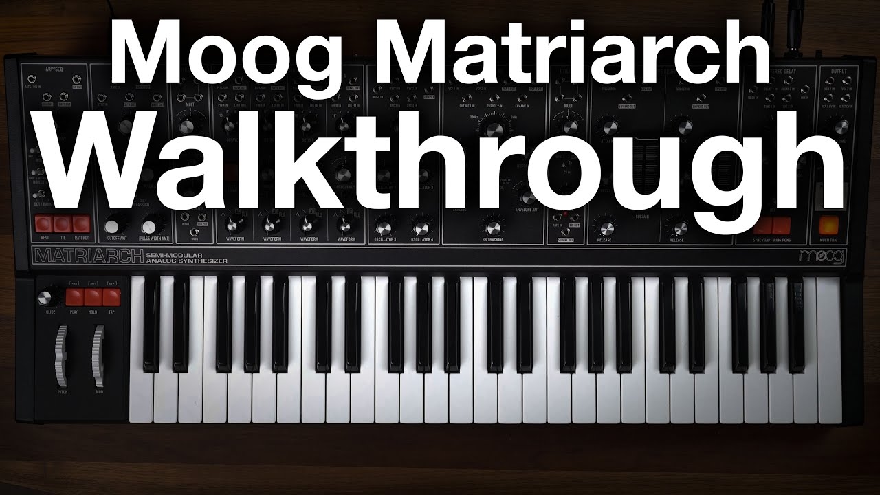 Moog Matriarch Demo (No talking)