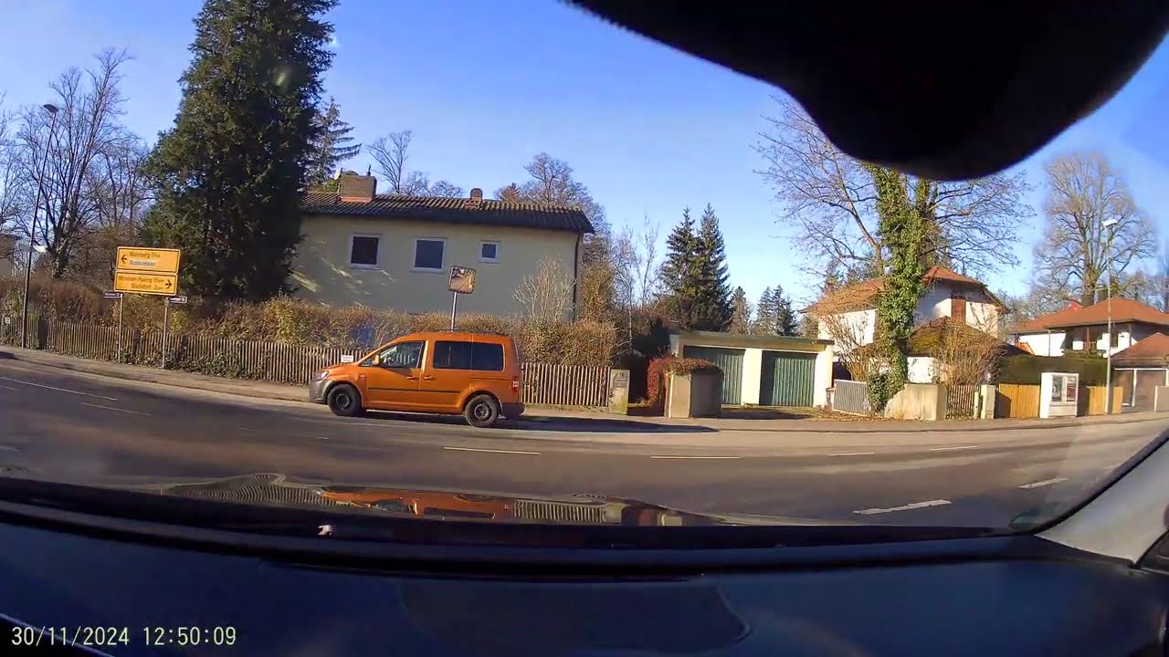 DRIVING IN GERMANY  /  GAUTING  /  BAYERN    #travel #traffic #roadtrip #gauting #road #bayern