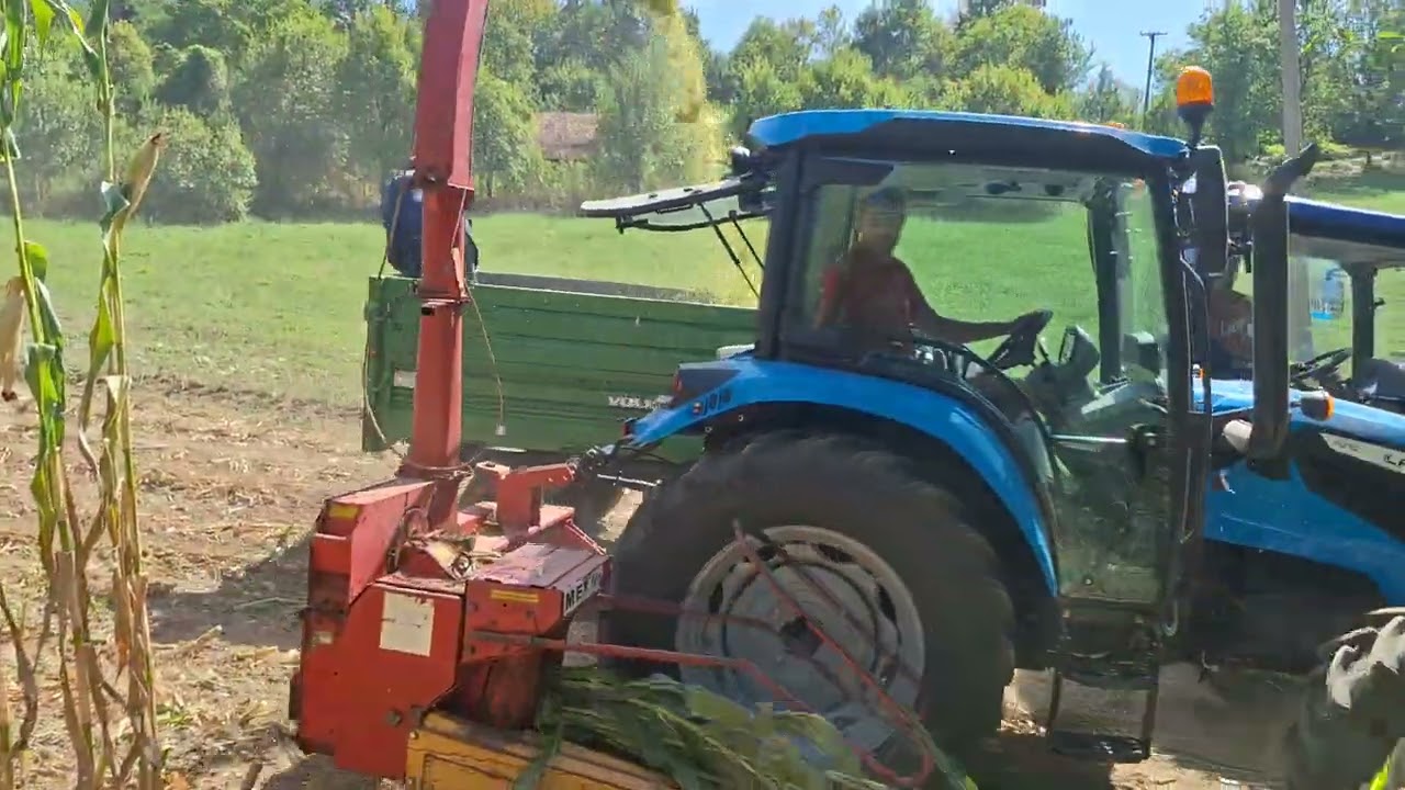 Landini 4-070 i Lovol 504 siliranje kukuruza II deo