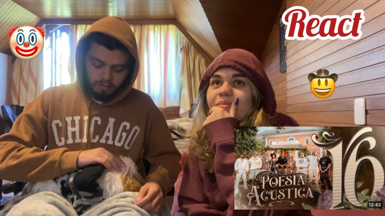 React Poesia Acústica 16 🤎🎼🎤 Ana Castela, Xamã etc